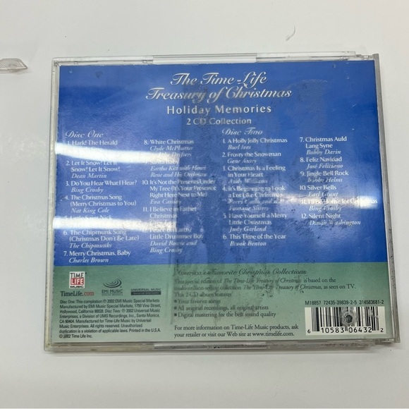 the time life treasury of christmas holiday memories 2 cd collection 2002 - Picture 5 of 5
